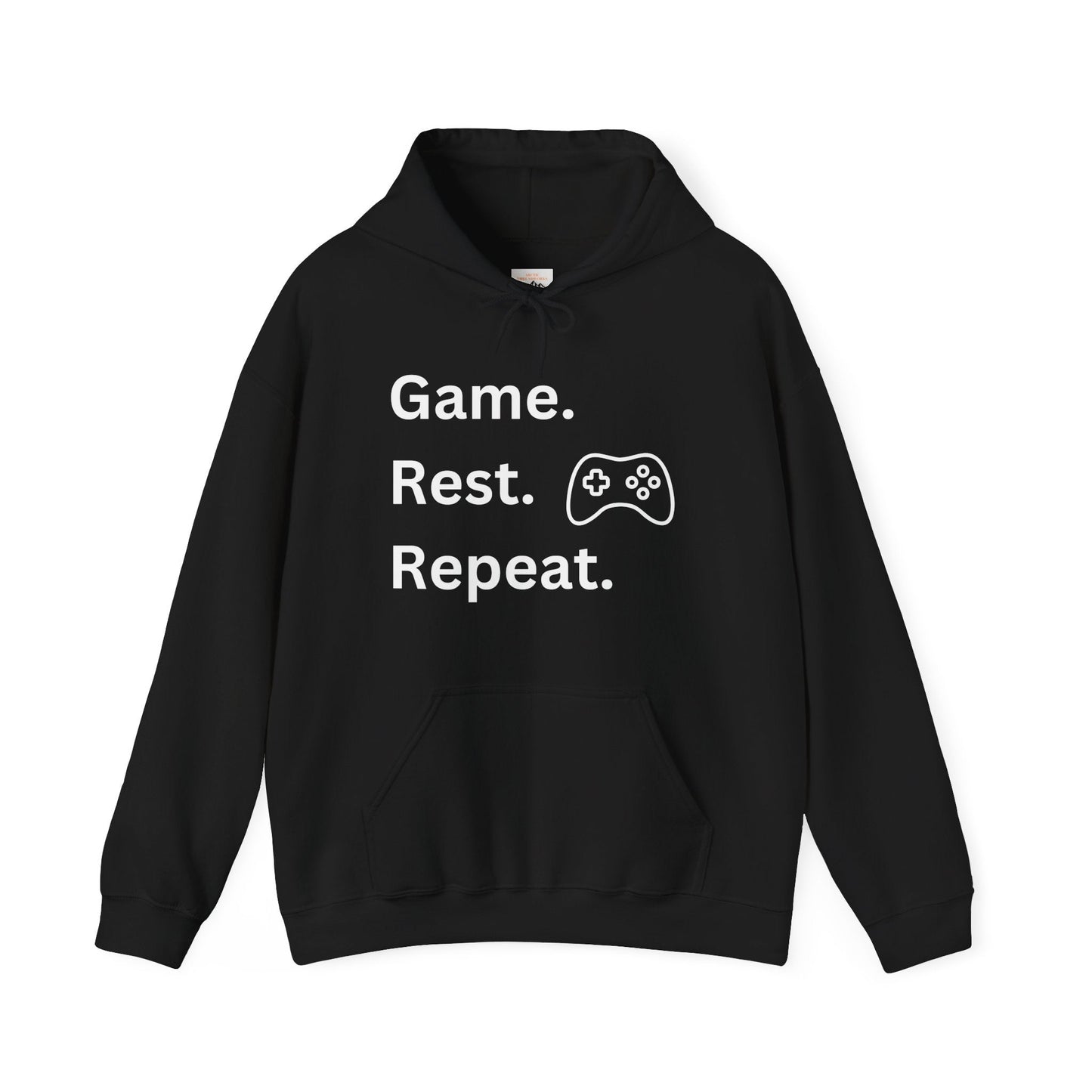 Gamer Sweatshirt - Game Rest Repeat Hoodie for Gaming Enthusiasts - Arctic Threadworks