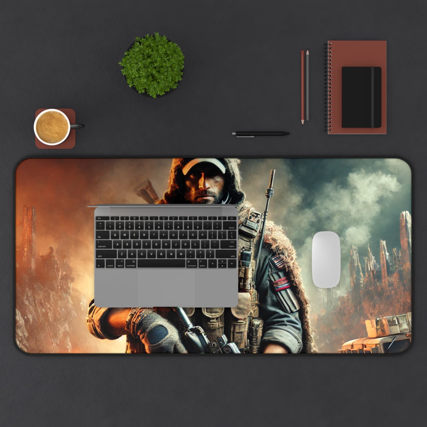 War Hero Desk Mat - Gamer Gift for Home or Office