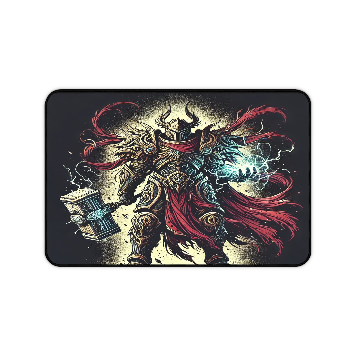 Mythical Warrior Desk Mat - Gamer Office Accessories