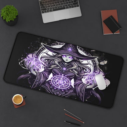 Mystic Witch Desk Mat – Enchant Your Workspace!