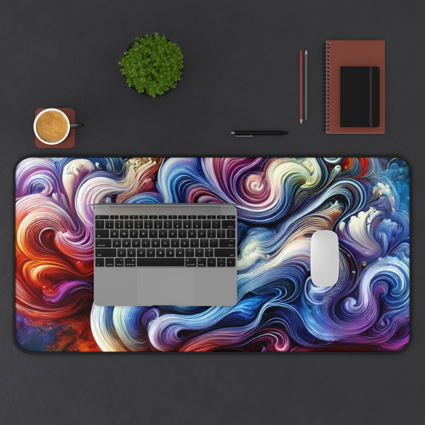 Abstract Brain Art Mouse Pad – Inspire Creativity & Focus