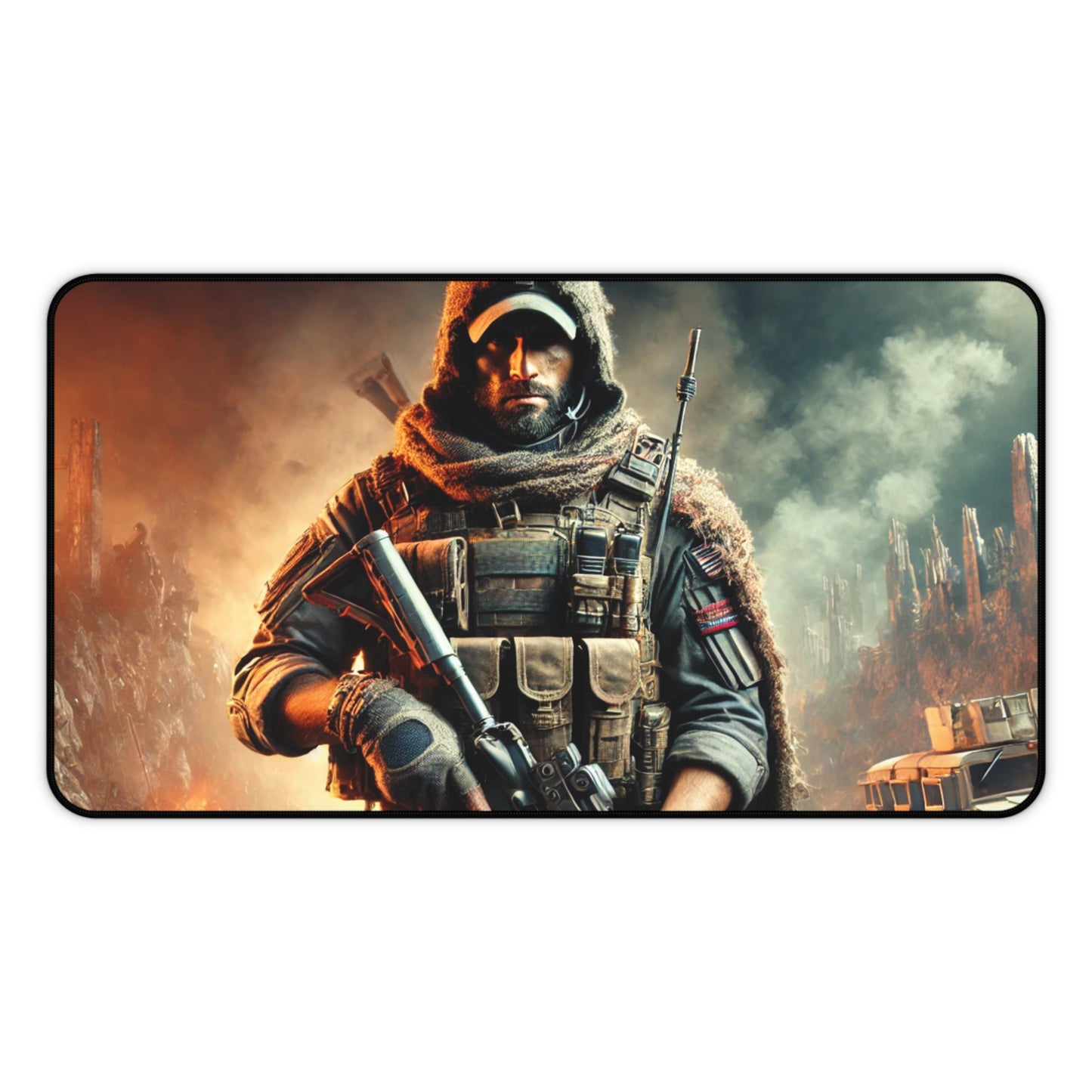 War Hero Desk Mat - Gamer Gift for Home or Office