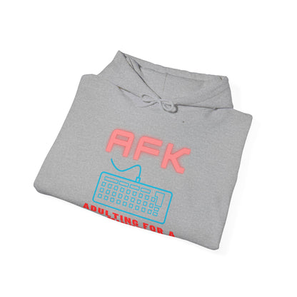 AFK Adulting for a Minute Hoodie - Unisex Comfortable Sweatshirt for Gamers - Arctic Threadworks