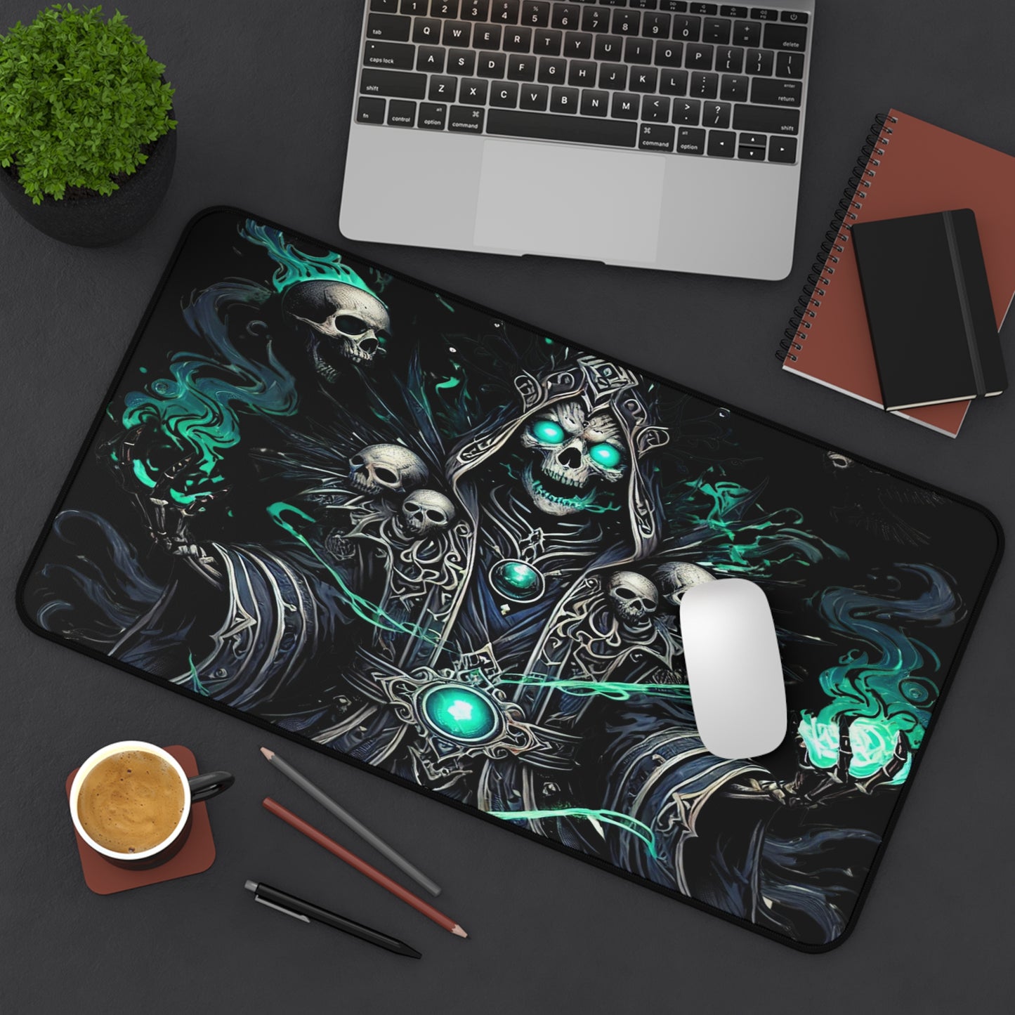 Dark Summoner Desk Mat – Unleash the Power of the Undead!