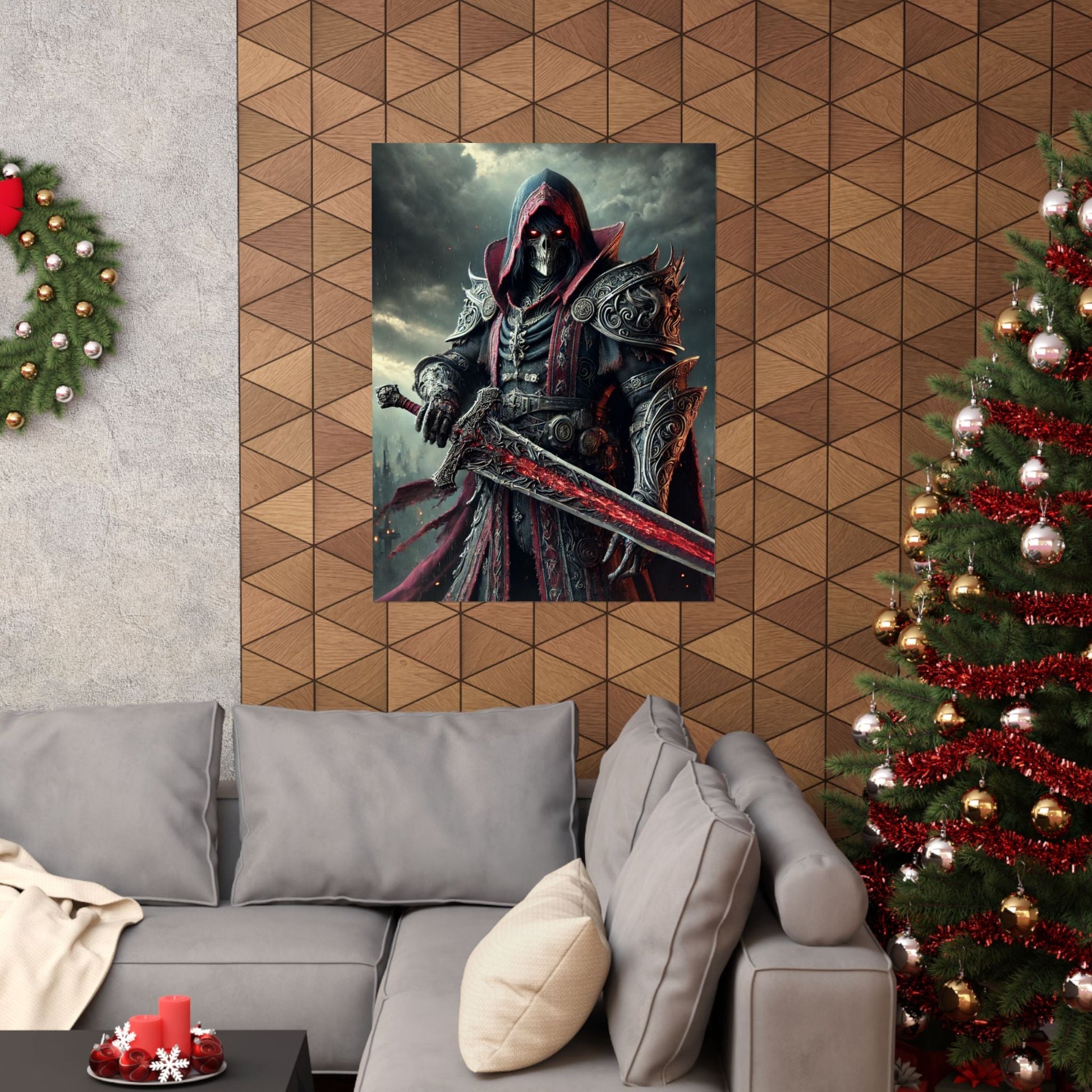 Dark Fantasy Matte Vertical Posters - Epic Warrior Design for Home Decor 20 $ Poster Level Up Your Walls – Gaming Posters Arctic Threadworks Arctic Threadworks