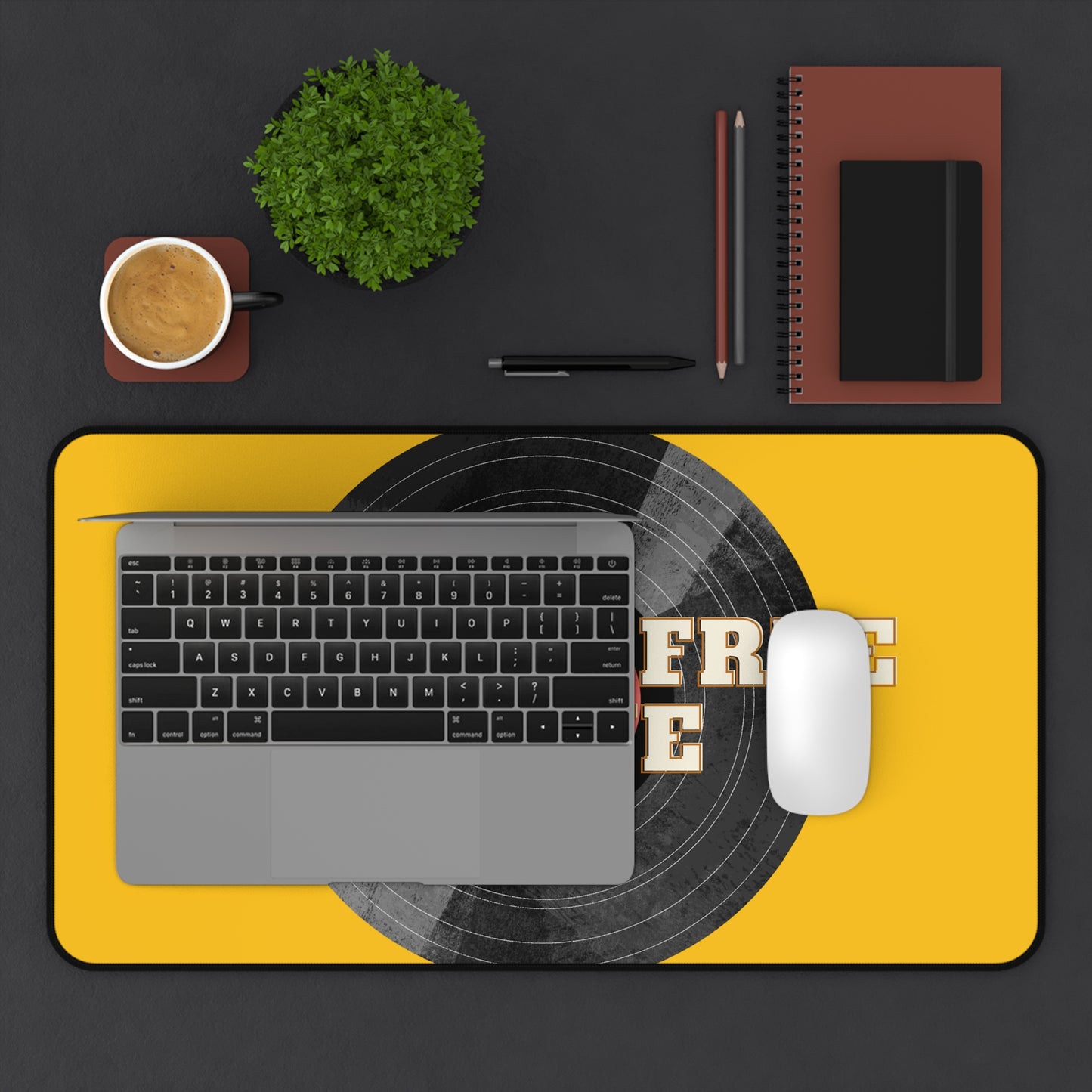 Hustle-Free Zone Desk Mat - Comfortable Workspace Accessory for Creatives