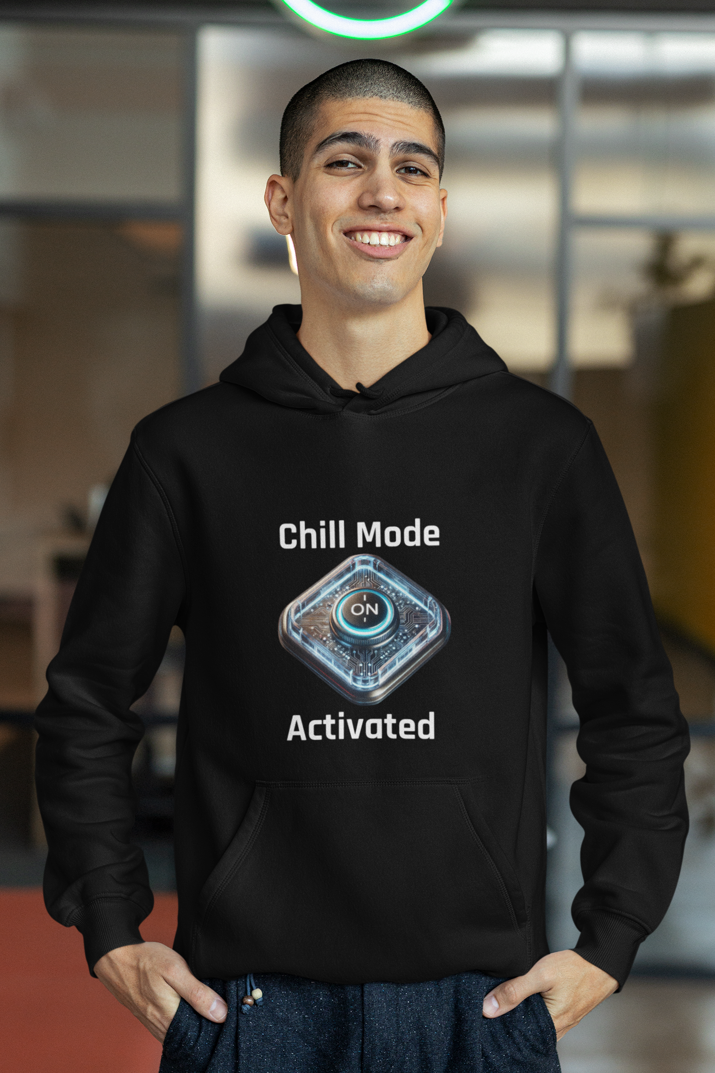 Chill Mode Activated Unisex Heavy Blend™ Hoodie - Arctic Threadworks