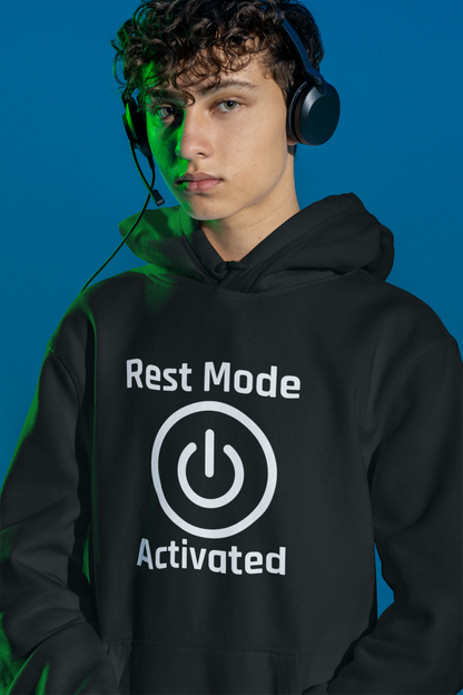 Rest Mode Activated Unisex Hoodie - Cozy Sweatshirt for Relaxation - Arctic Threadworks