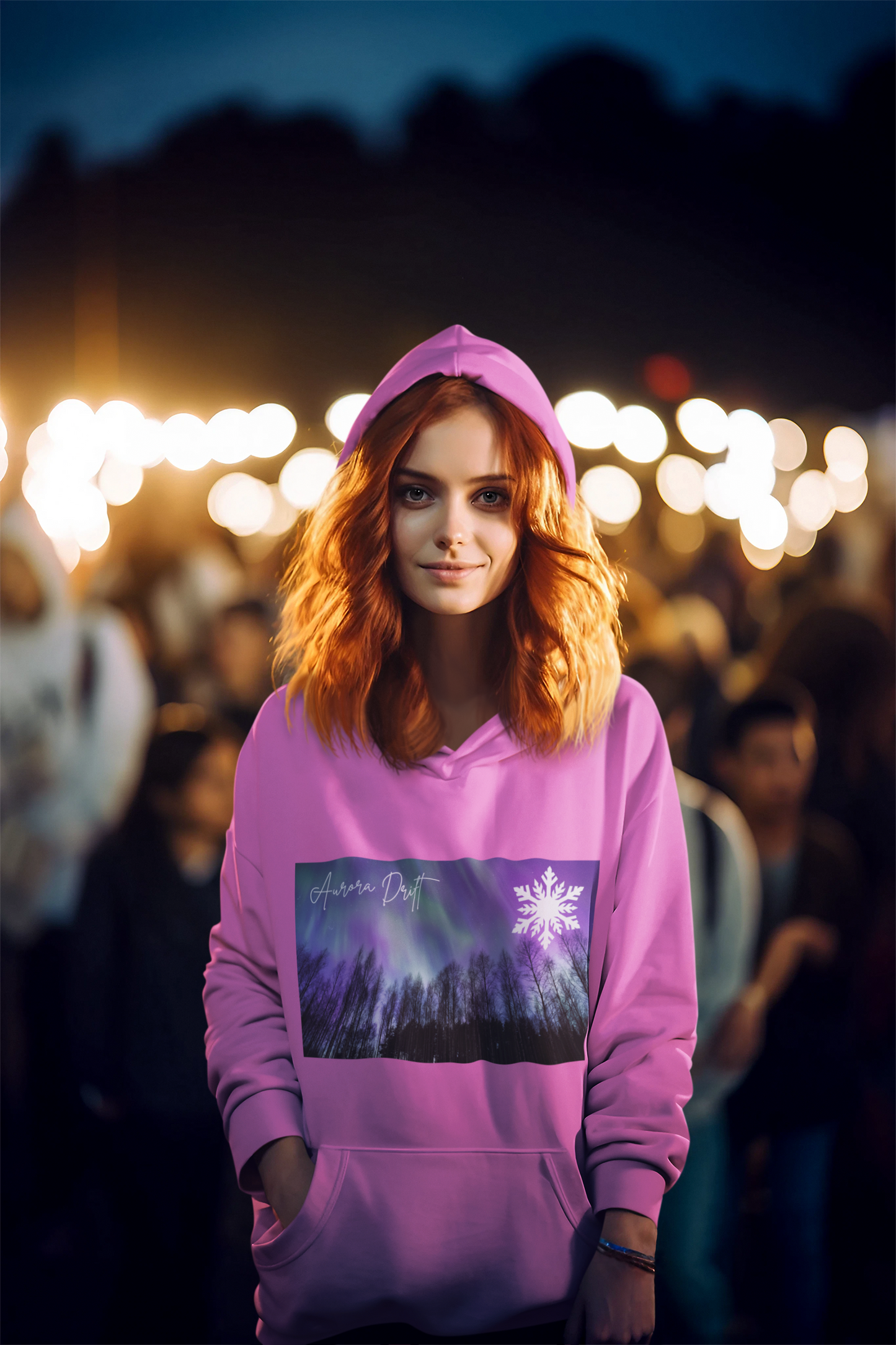 🌌 Aurora Drift Hoodie – Cozy, Mystical, and Effortlessly Stylish