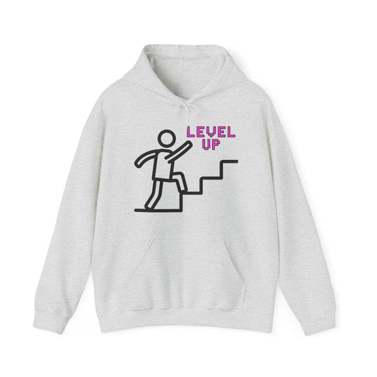 Hooded Sweatshirt - Level Up Design - Arctic Threadworks