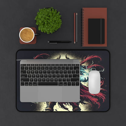 Mythical Warrior Desk Mat - Gamer Office Accessories