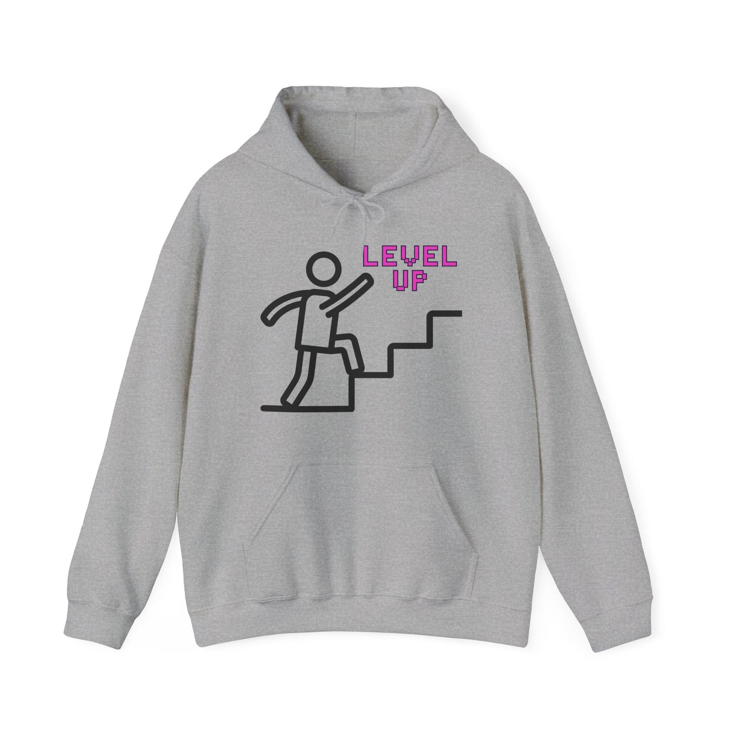 Hooded Sweatshirt - Level Up Design - Arctic Threadworks