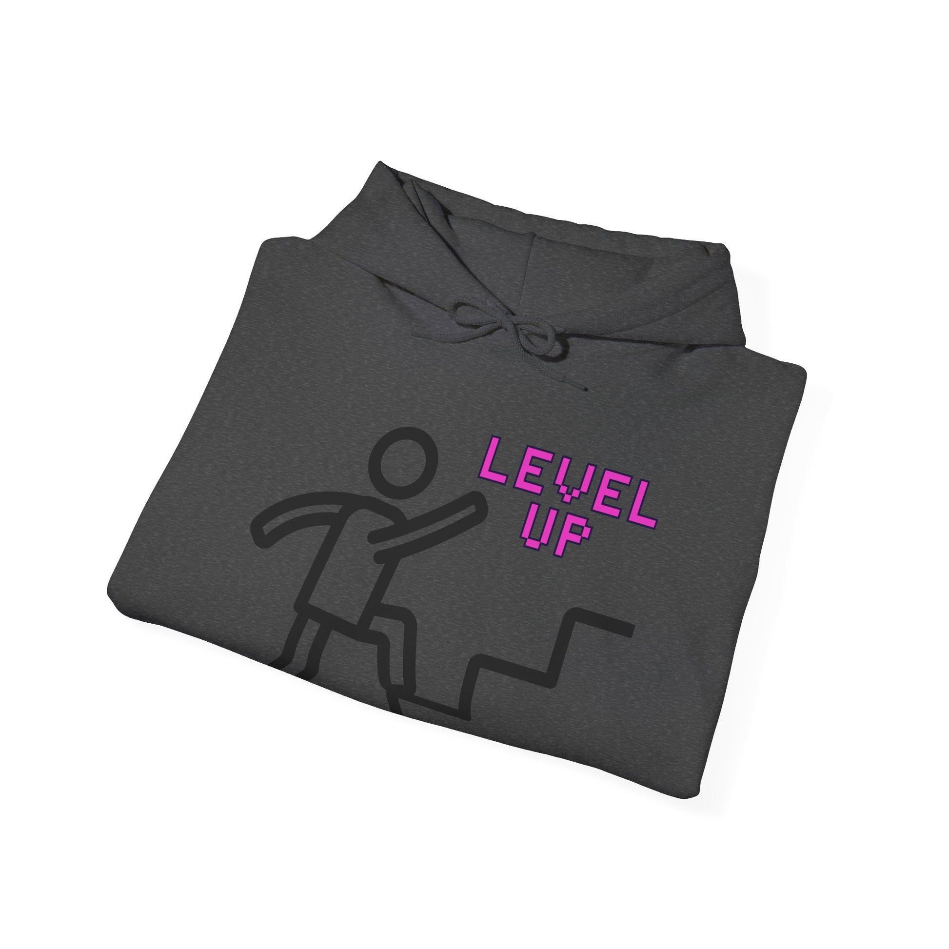 Hooded Sweatshirt - Level Up Design - Arctic Threadworks