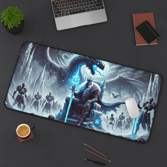 Epic Fantasy Desk Mat  Dragon & Warrior Edition