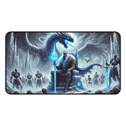 Epic Fantasy Desk Mat  Dragon & Warrior Edition